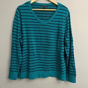 Lands’ End Striped Sweater